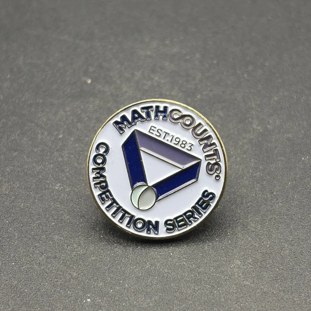 Math Counts Competition Series Lapel‎ Hat Pin